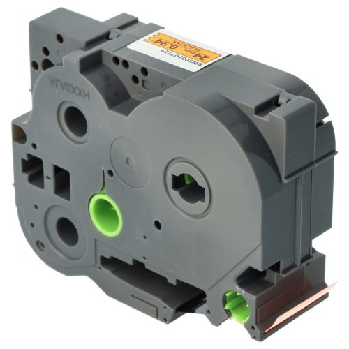 VHBW Brother TZ-B51, TZE-B51 Label Tape - 24 mm, Black-Neon Orange