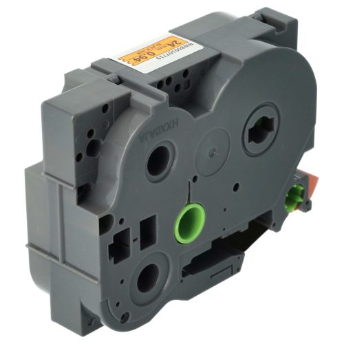 VHBW Brother TZ-B51, TZE-B51 Label Tape - 24 mm, Black-Neon Orange