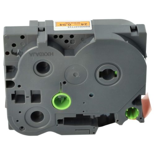 VHBW Brother TZ-B51, TZE-B51 Label Tape - 24 mm, Black-Neon Orange