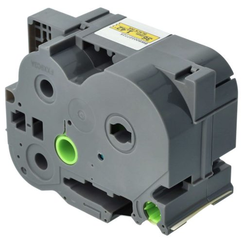 VHBW Brother TZ-FX661, TZE-FX661 Címkeszalag - 36 mm, Fekete-Sárga, Rugalmas