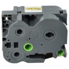 VHBW Brother TZ-FX661, TZE-FX661 Címkeszalag - 36 mm, Fekete-Sárga, Rugalmas