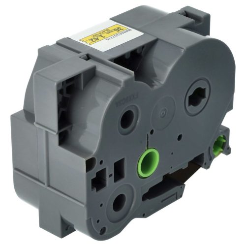 VHBW Brother TZ-FX661, TZE-FX661 Címkeszalag - 36 mm, Fekete-Sárga, Rugalmas