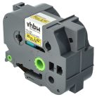 VHBW Brother TZ-FX661, TZE-FX661 Címkeszalag - 36 mm, Fekete-Sárga, Rugalmas
