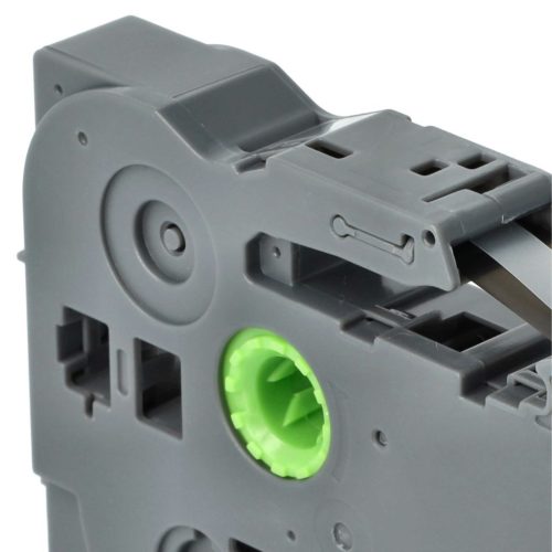 VHBW Brother TZE-M911 Label Tape - 6 mm, Black-Matte Silver