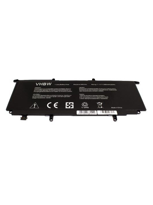 Notebook akkumulátor  HP 725607-001, 725497-1B1, 725497-1C1 - 2850 mAh 11,1 V Li-polimer, fekete