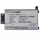 VHBW E-Book Akku S13-R1-D, MC-354775-05, S13-R1-S, 58-000049 - 1350 mAh 3,7 V Li-Ion