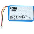 VHBW GPS Akku Garmin 361-00056-01 - 1100 mAh 3,7 V Li-Ion
