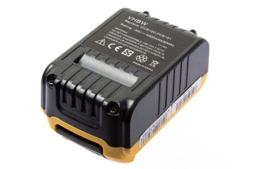 Elektromos kéziszerszámgép akkumulátor DeWalt DCD740-hoz - 4000 mAh, 18V/20V, Li-Ion