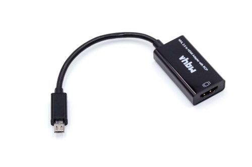 VHBW MHL-HDMI Adapter AC M490 Mikro-USB-HDMI 18cm