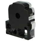 VHBW Epson LC-4WBN Etikettenband - 12 mm, Schwarz-Weiß