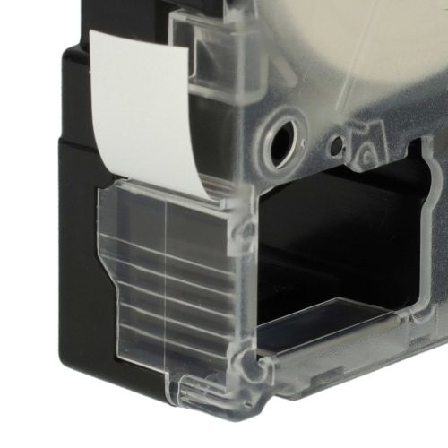 VHBW Epson LC-4WBN Etikettenband - 12 mm, Schwarz-Weiß