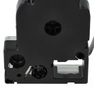 VHBW Epson LC-4BWV Etikettenband - 12 mm, Weiß-Schwarz