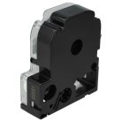 VHBW Epson LC-4BWV Etikettenband - 12 mm, Weiß-Schwarz