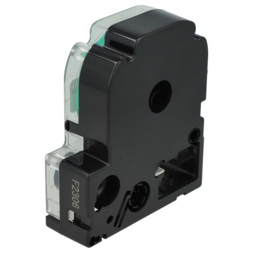 VHBW Epson LC-4GBP Etikettenband, 12 mm, Schwarz-Grün