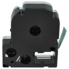 VHBW Epson LC-4GBP Etikettenband, 12 mm, Schwarz-Grün