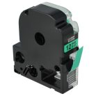 VHBW Epson LC-4GBP Etikettenband, 12 mm, Schwarz-Grün