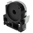 VHBW Epson LC-4SBM Label Tape, 12mm, Black-Silver