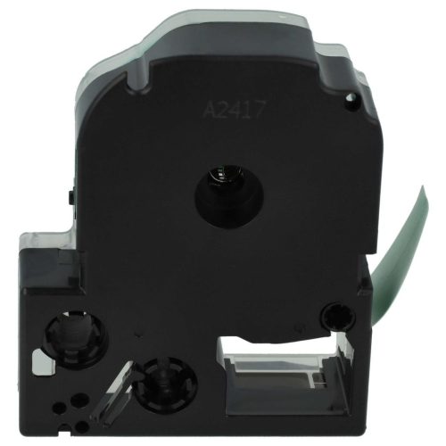 VHBW Epson LC-5GBP Label Tape, 18 mm, Black-Green
