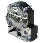 VHBW Epson LC-6BWV Label Tape – 24 mm, White-Black