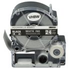 VHBW Epson LC-6BWV Label Tape – 24 mm, White-Black