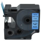 VHBW Dymo 53716 Label Tape, D1 - 24 mm, Black-Blue