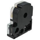 VHBW Epson LC-3YBW Etikettenband - 9 mm, Schwarz-Gelb