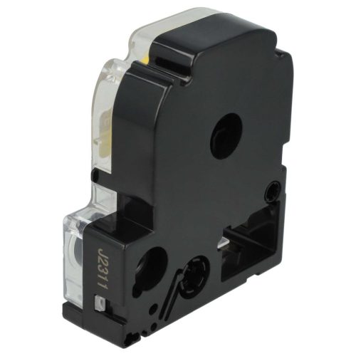 VHBW Epson LC-3YBW Etikettenband - 9 mm, Schwarz-Gelb