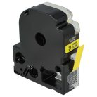 VHBW Epson LC-3YBW Etikettenband - 9 mm, Schwarz-Gelb