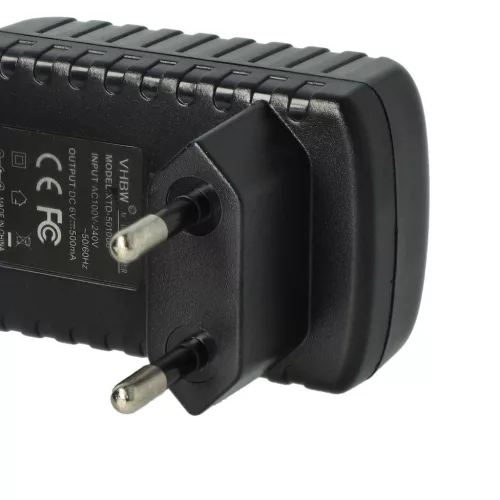 VHBW Power Adapter Omron S6024HW5SW for Omron Blood Pressure Monitor - 111 cm, 6 V