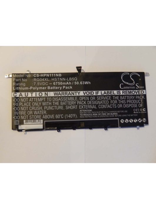 Notebook akkumulátor  HP 734998-001, 734746-421, 734746-221 - 6750 mAh 7,5 V Li-polimer, fekete