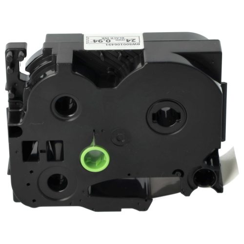 VHBW Etikettenband Brother TZ-251, TZE-251 - 24 mm Schwarz-Weiß