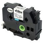 VHBW Etikettenband Brother TZ-251, TZE-251 - 24 mm Schwarz-Weiß
