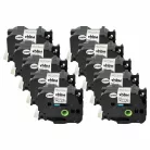 VHBW Label Tape Brother TZ-261, TZE-261 - 36 mm Black-White