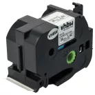 VHBW Label Tape Brother TZ-261, TZE-261 - 36 mm Black-White