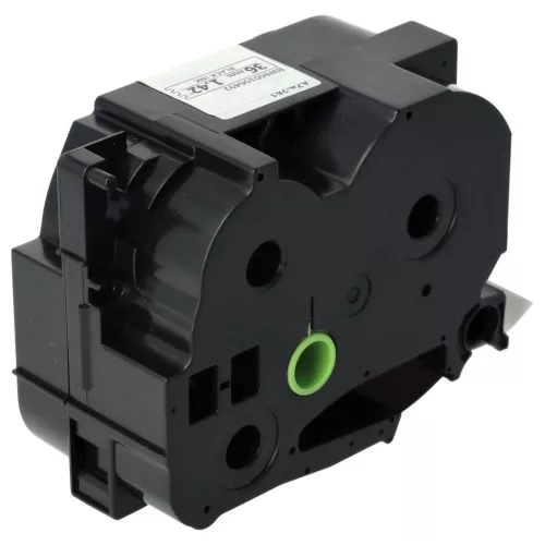 VHBW Label Tape Brother TZ-261, TZE-261 - 36 mm Black-White