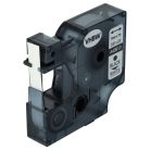 VHBW Label Tape Dymo S0720680, 40913, D1 - 9 mm Black/White