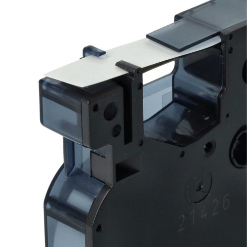 VHBW Label Tape Dymo S0720530, D1 - 12 mm Black-White