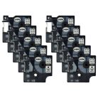 VHBW Label Tape Dymo D1, 43613 - 6 mm Black/White