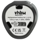 VHBW Electric Tool Battery AEG 4932352824, 584932, 4932, 3520, 3526 - 1500 mAh 12 V Li-Ion