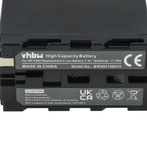 Videokamera Akku Grundig BP-10, BP-9, BP-8 - 10400 mAh 7,4 V Li-Ion