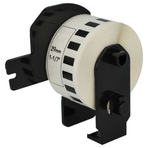 VHBW Brother DK-22211 Label, 29 mm x 15.24 m + Holder