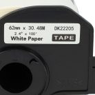 VHBW Brother DK-22205 Labeller - 62mm x 30.48m