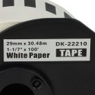 VHBW Brother DK-22210 Label - 29 mm x 30.48 m + Holder