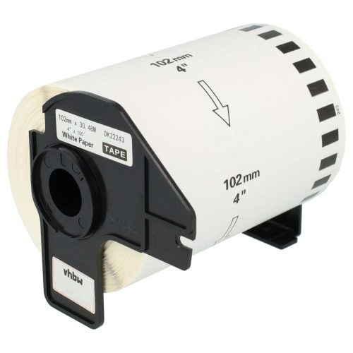 VHBW Brother DK-22243 Label - 102mm x 30.48m + Holder