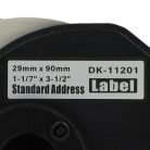 VHBW Brother DK-11201 Label - 29mm x 90mm + Holder