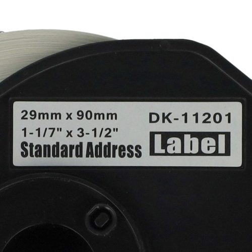 VHBW Brother DK-11201 Label - 29mm x 90mm + Holder