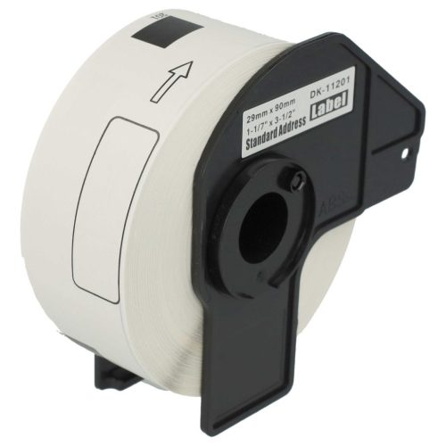 VHBW Brother DK-11201 Label - 29mm x 90mm + Holder
