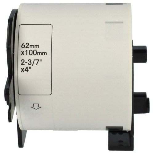 VHBW Brother DK-11202 Label Maker - 62mm x 100mm + Holder