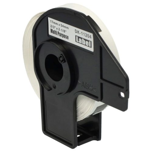 VHBW Brother DK-11204 Label - 17 mm x 54 mm + Holder