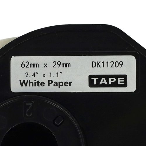 VHBW Brother DK-11209 Label - 62mm x 29mm + Holder